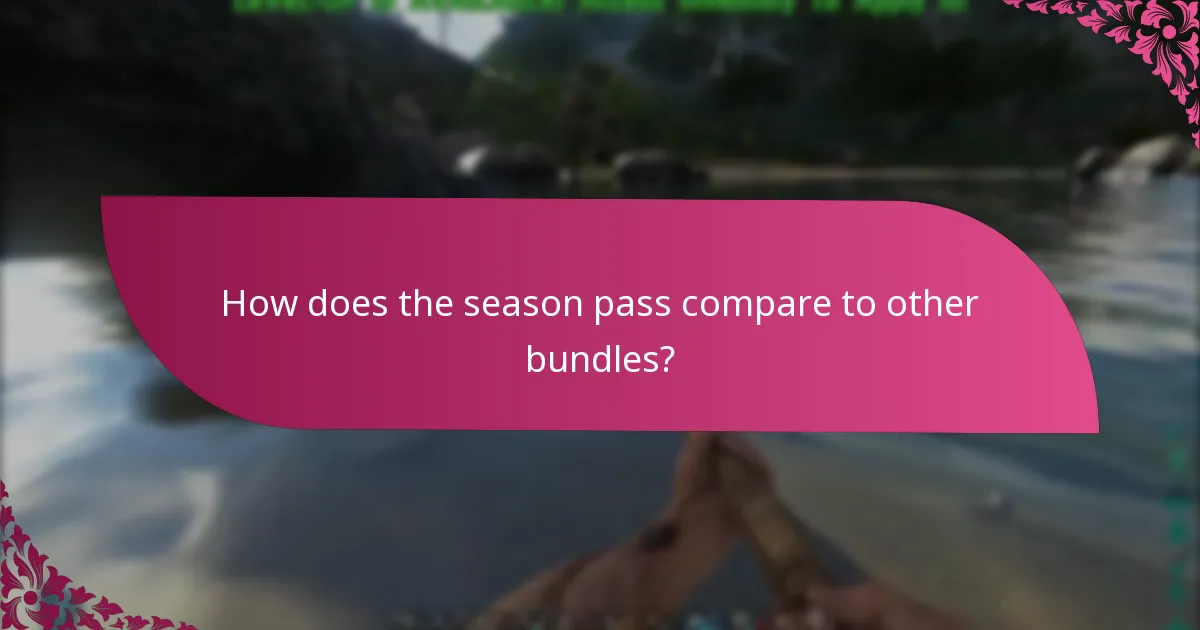 What are the platform specifics for the season pass?