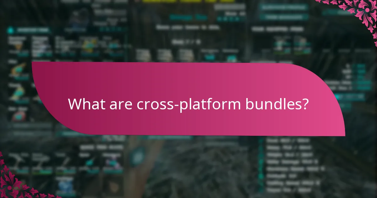 How can users claim cross-platform bundles?