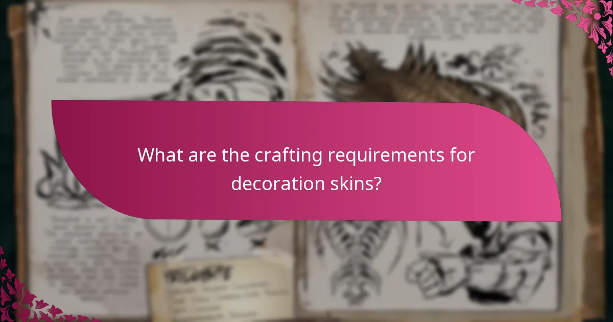 What are the popular event themes for showcasing decoration skins?